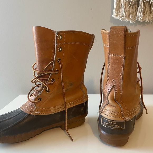 L.L. Bean women’s duck boots size 9 - Picture 3 of 8